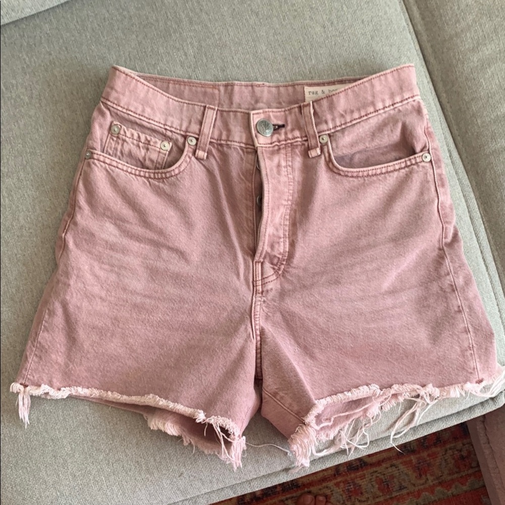 Rag&bone dusty Pink Denim Women's Shorts